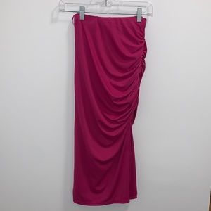 Hot pink Superdown midi skirt